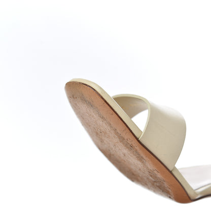 Valentino Garavani Calfskin Nappa Rockstud Spike 90mm Ankle Strap Sandals 36 Ivory 19 of 21