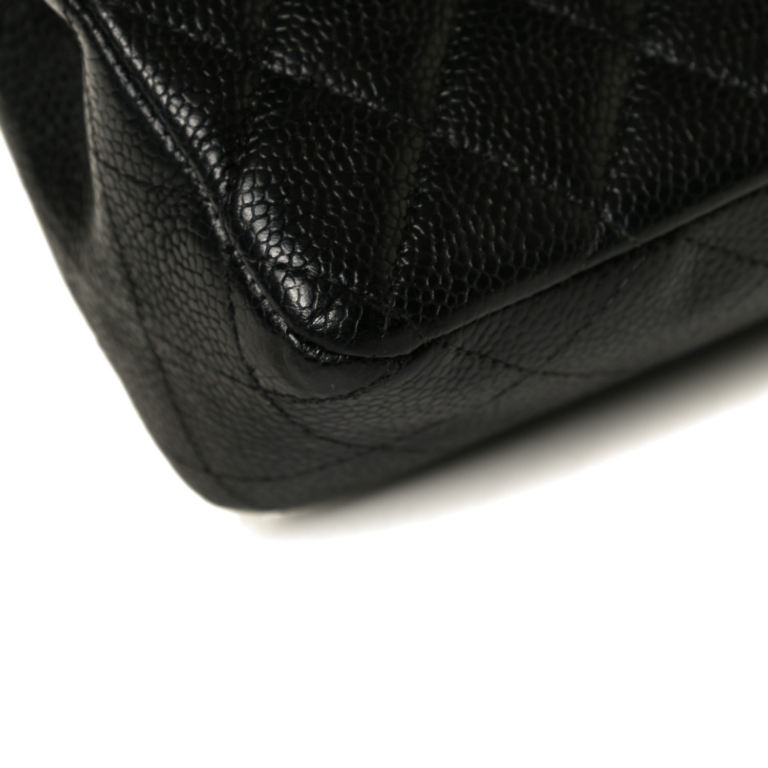 Chanel Caviar Quilted Medium Double Flap Black 9 of 10