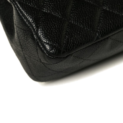 Chanel Caviar Quilted Medium Double Flap Black 9 of 10