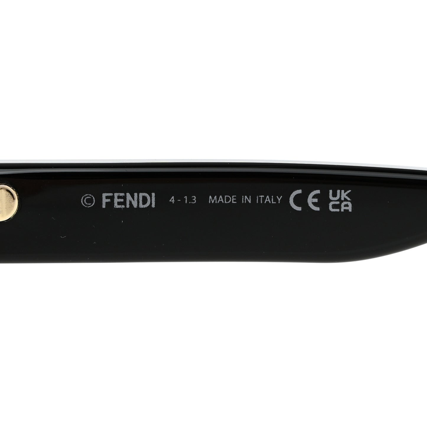 Acetate Fendi Bold Sunglasses FE40018I Havana Black