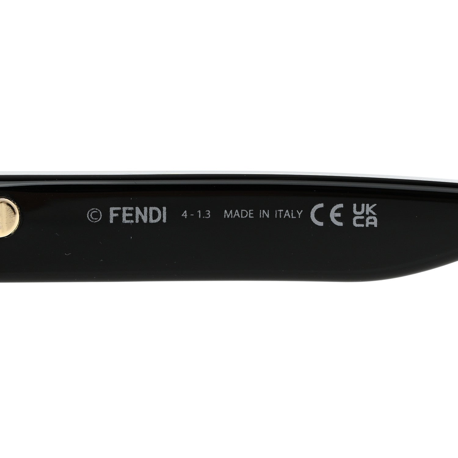 Fendi Acetate Fendi Bold Sunglasses FE40018I Havana Black 6 of 7