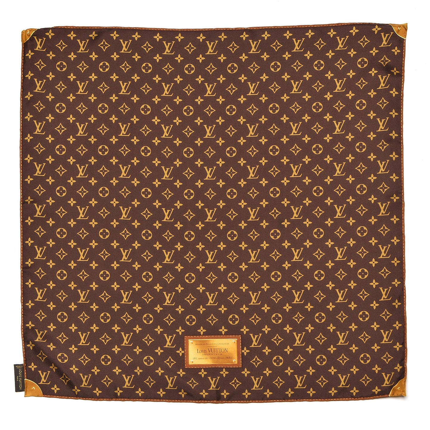 Silk Monogram Classic Square Scarf