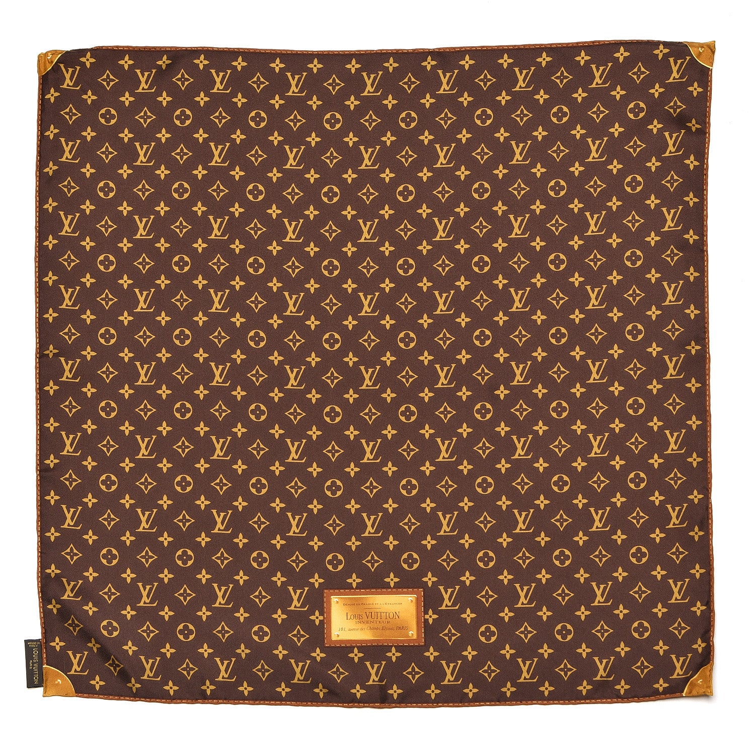 Louis Vuitton Silk Monogram Classic Square Scarf 1 of 4