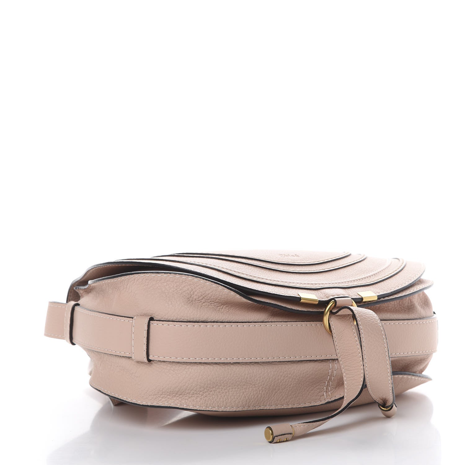 Chloe Calfskin Medium Marcie Round Crossbody Bag Blush Nude 3 of 10