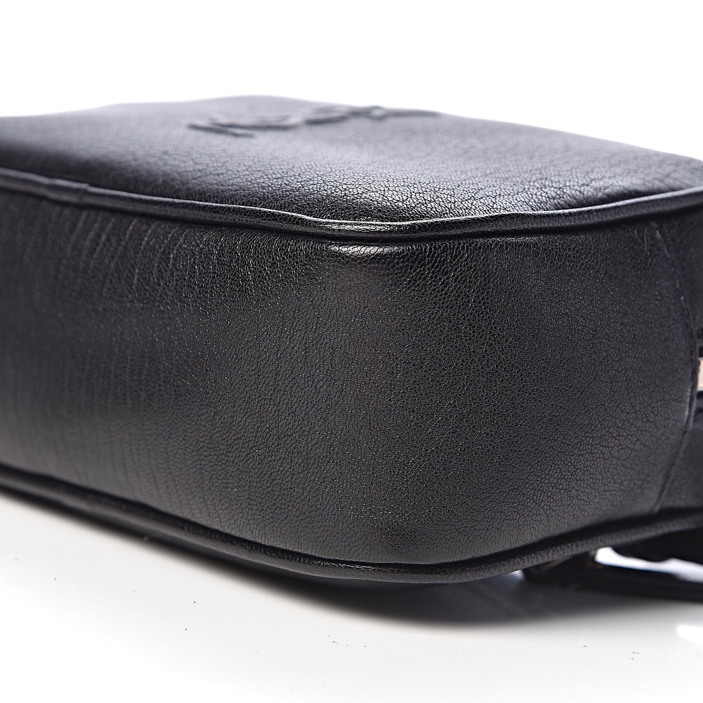 Lambskin Monogram Lou Belt Bag Black