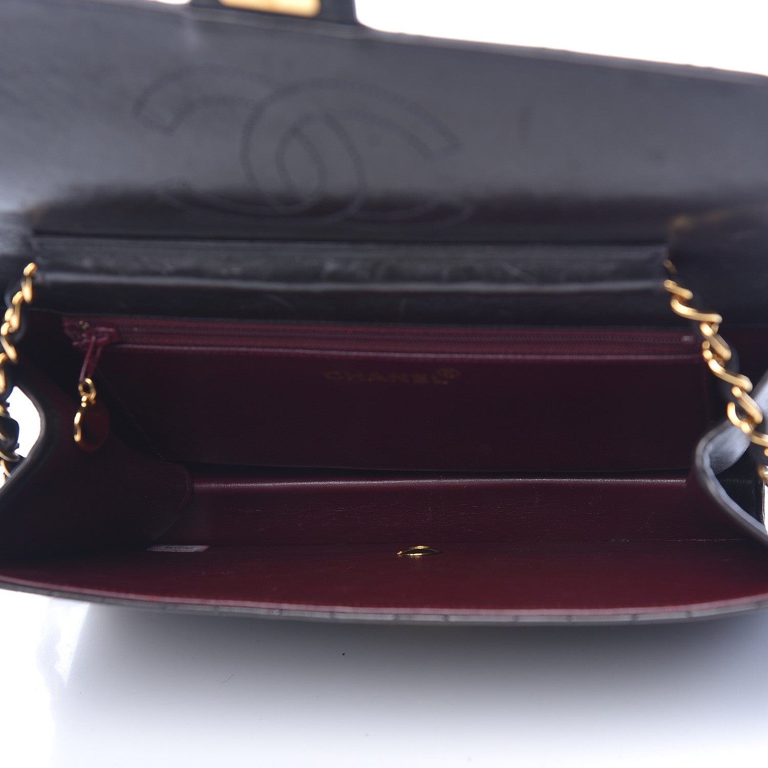 Chanel Lambskin Quilted Medium Single Flap Black 7 of 14