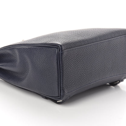 Hermes Taurillon Clemence Kelly Ado Backpack Bleu Nuit 8 of 10