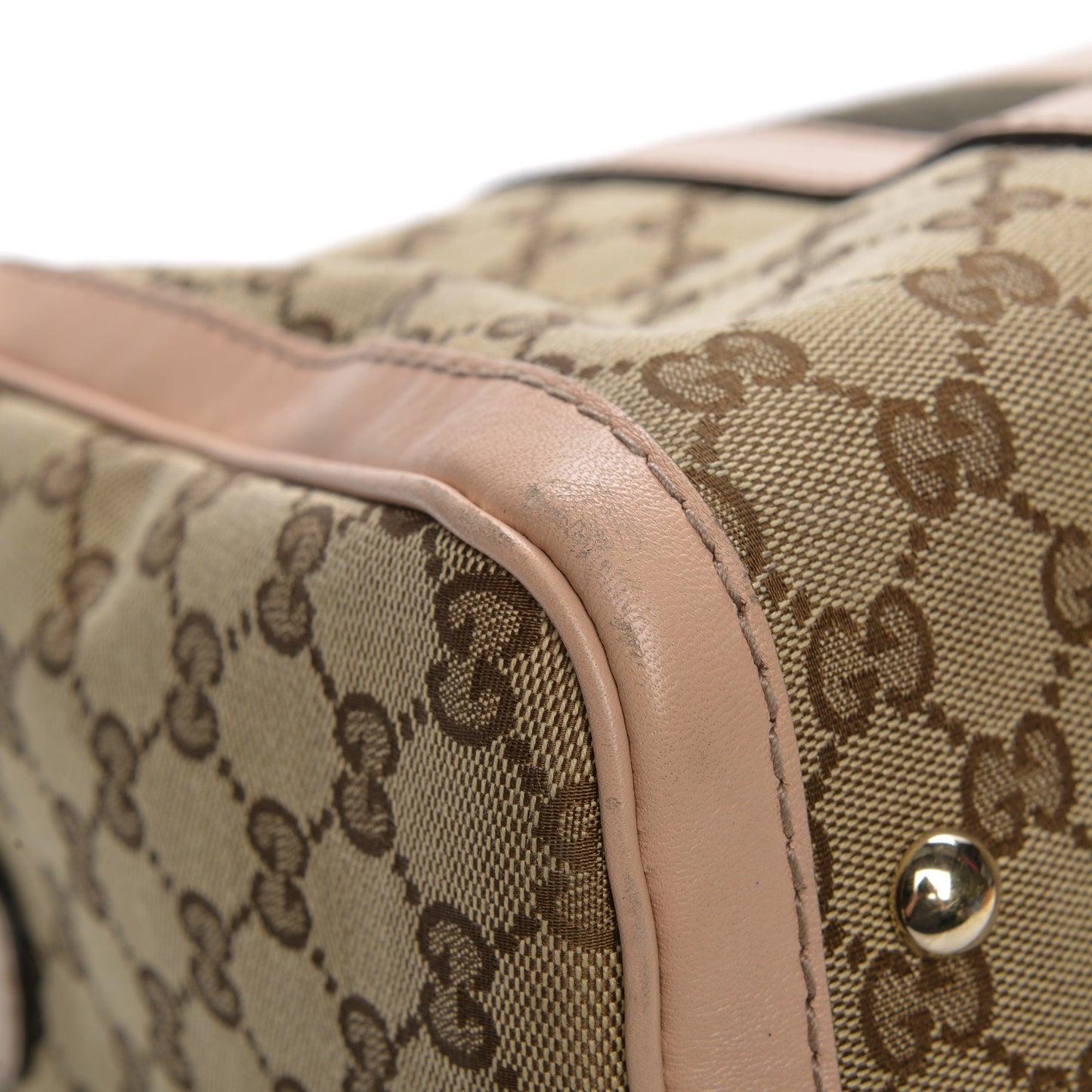 Monogram Vintage Web Medium Boston beige
