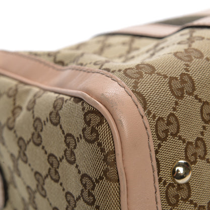 Gucci Monogram Vintage Web Medium Boston beige 12 of 12