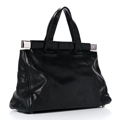 Miu Miu Vitello Lux Satchel Black 3 of 21