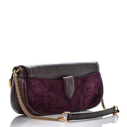 Louis Vuitton Chevre Suede Crystal Avant Garde Pochette Prune 3 of 6