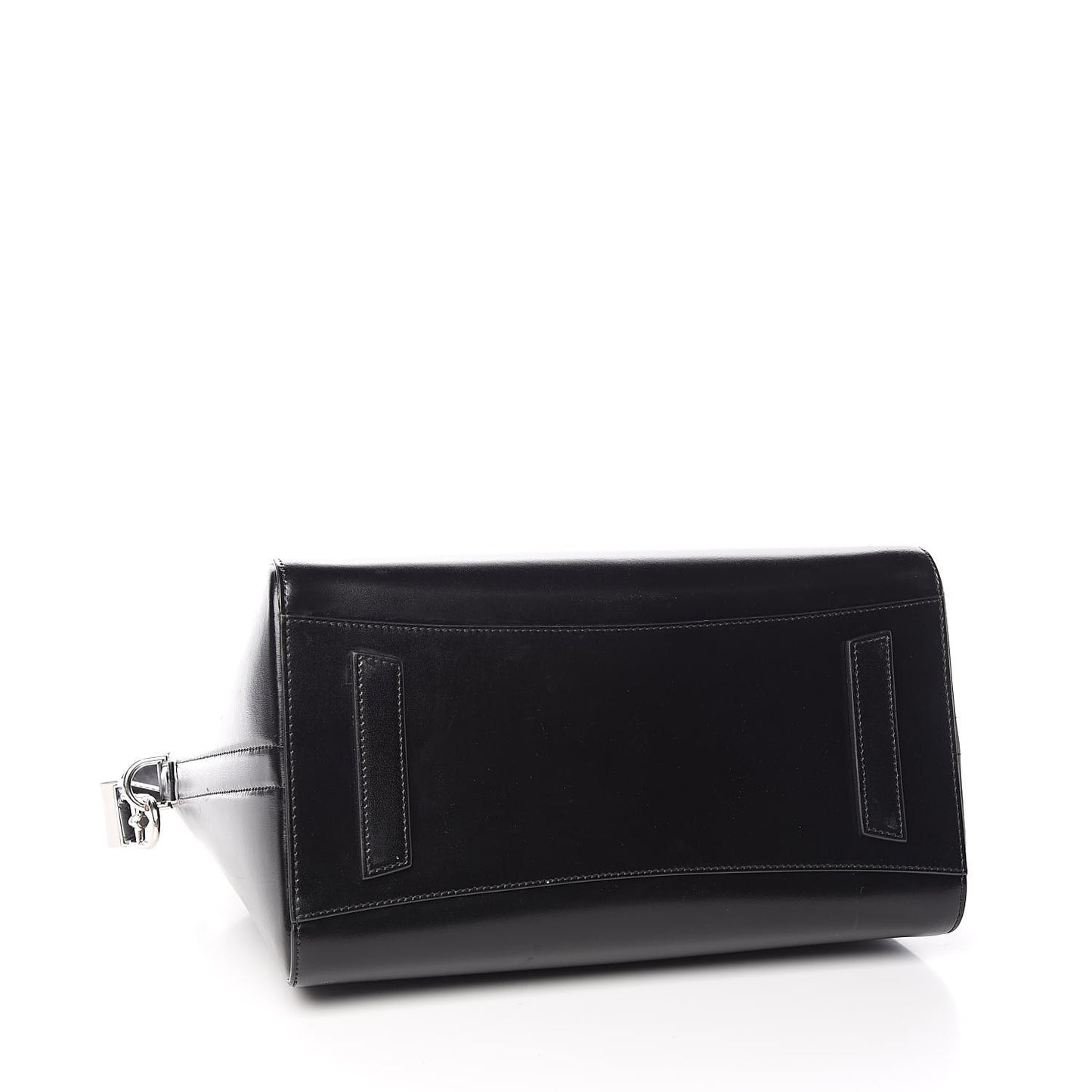 Shiny Lord Calfskin Medium Antigona Black