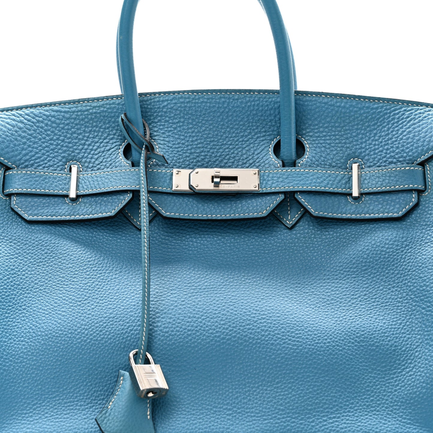 Togo Birkin 35 Blue Jean