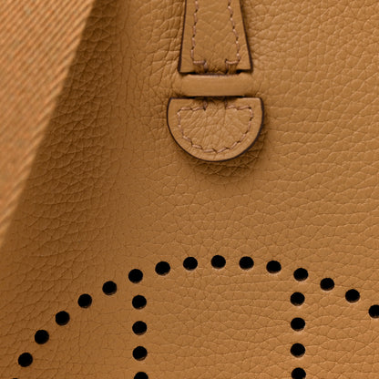 Hermes Taurillon Clemence Evelyne TPM Biscuit 7 of 11