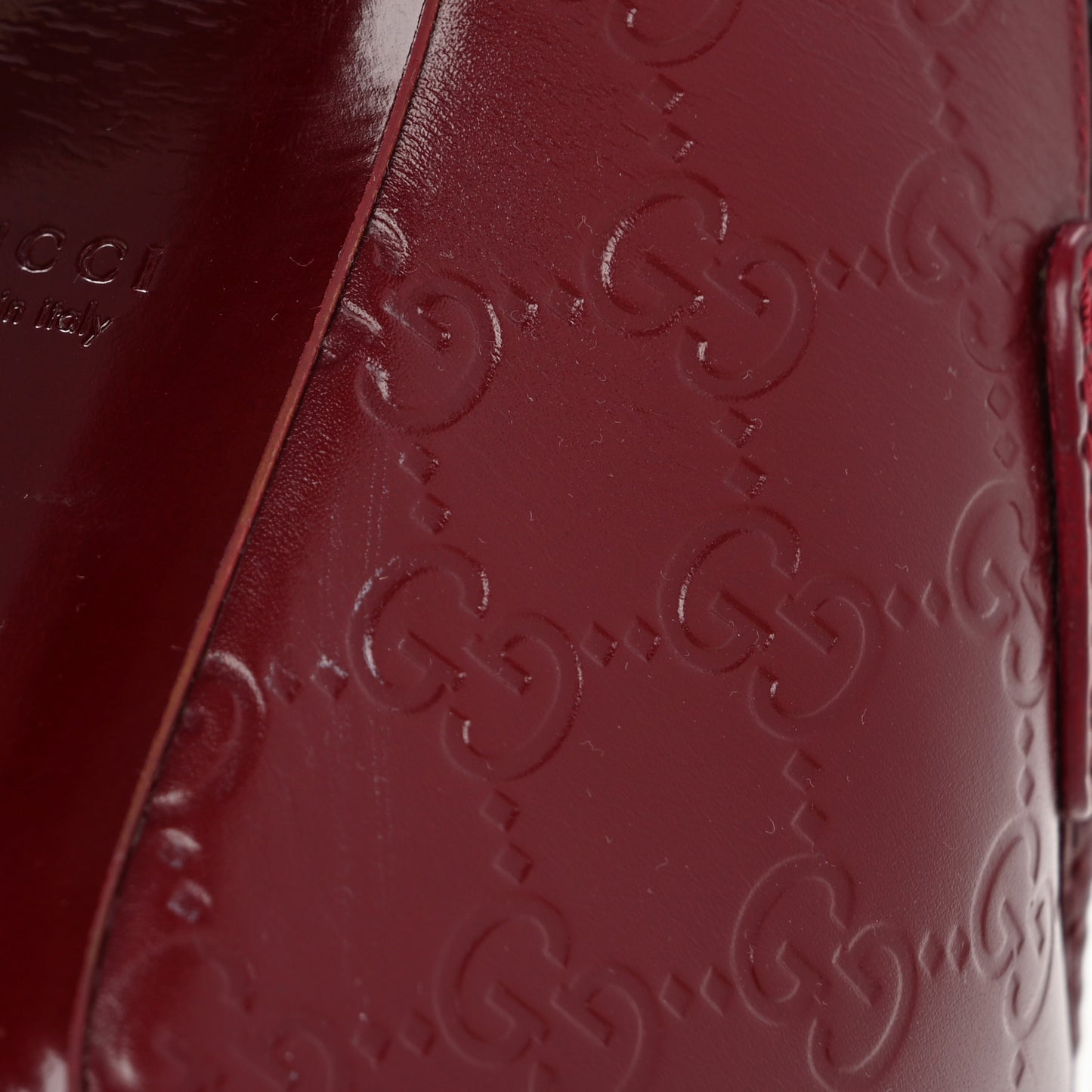 Guccissima Horsebit Platform 70/160mm Slingback Mules 40 Rosso Ancora Red