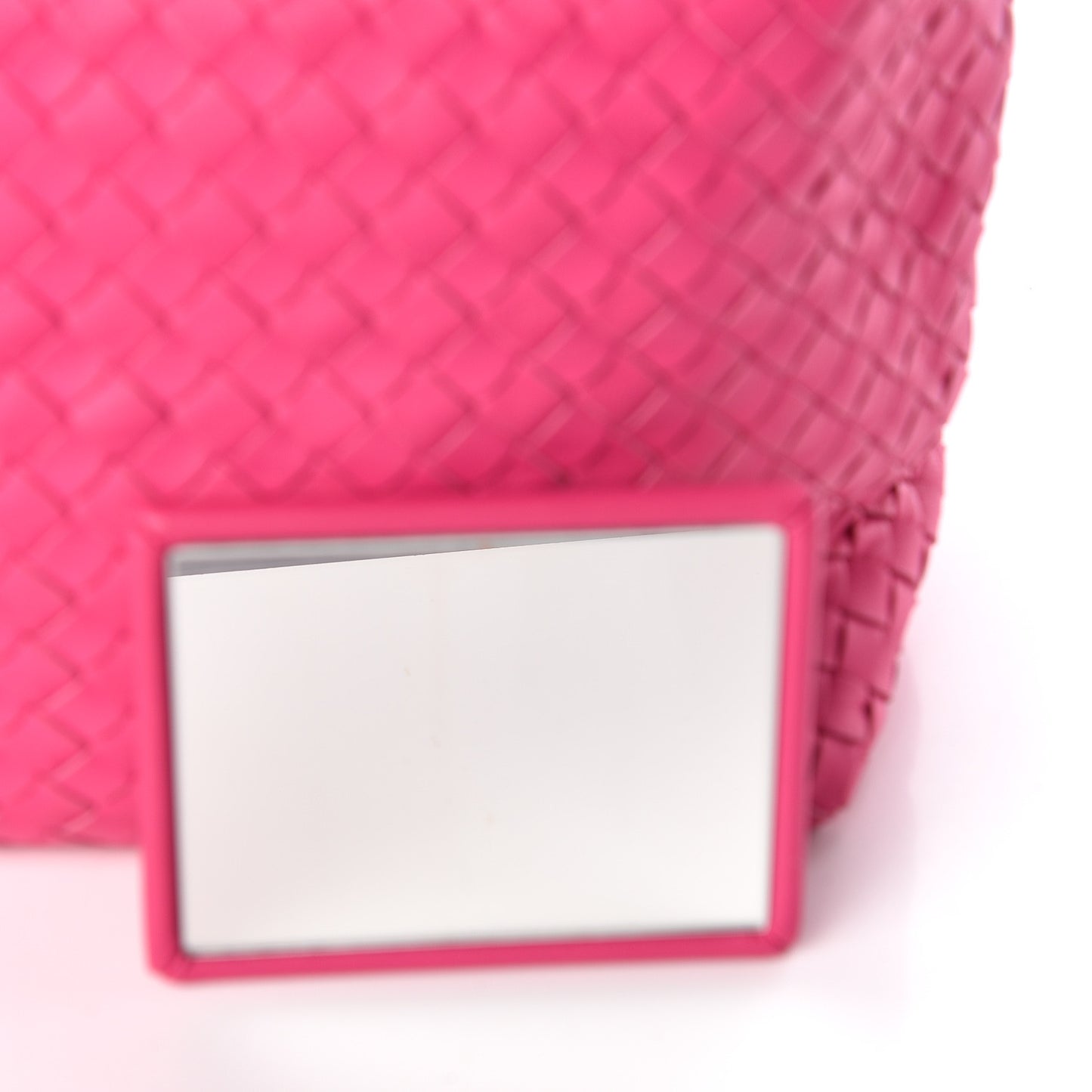 Nappa Intrecciato Medium Garda Bag Rosa Shock