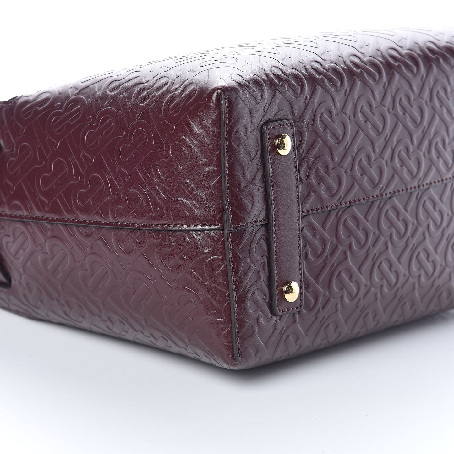 Calfskin Embossed Monogram Small Belt Bag Oxblood