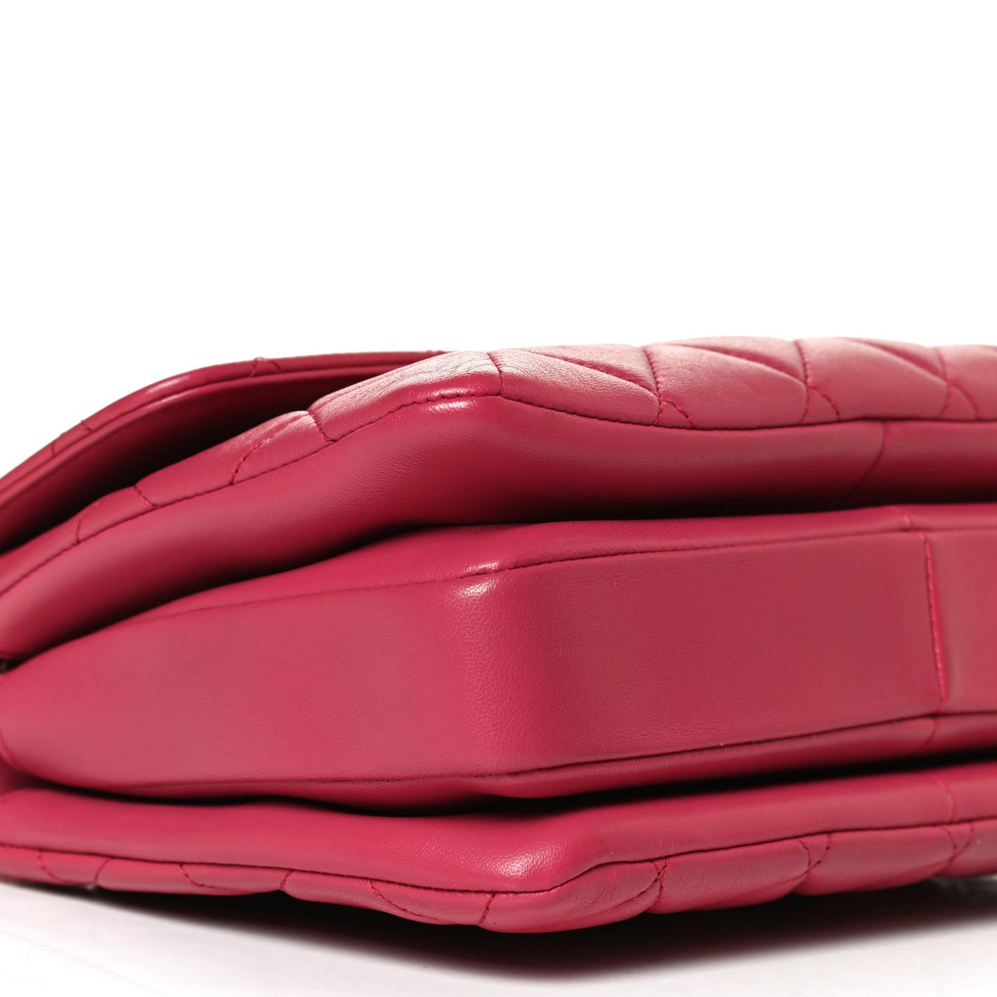 Lambskin Quilted Small Trendy CC Flap Dual Handle Bag Dark Pink