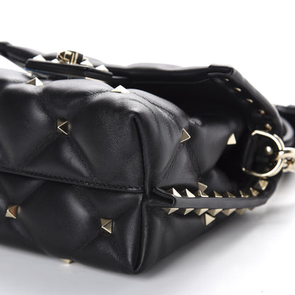 Valentino Garavani Nappa Mini Candystud Top Handle Bag Black 7 of 9