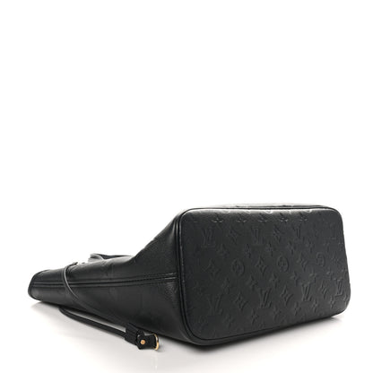Louis Vuitton Empreinte Monogram Giant Neverfull MM Black 4 of 9