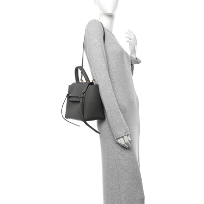 Celine Grained Calfskin Micro Belt Bag Grey 2 of 11