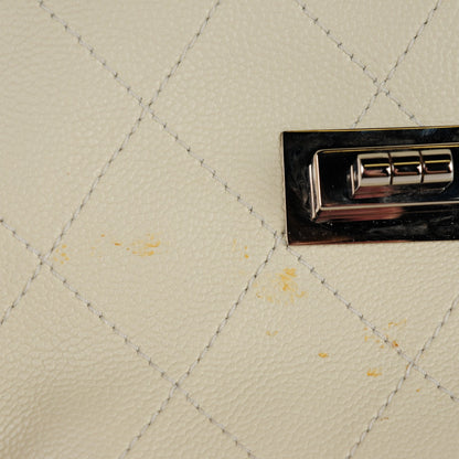 Chanel Caviar Pocket In The City Flap Ivory 9 of 11
