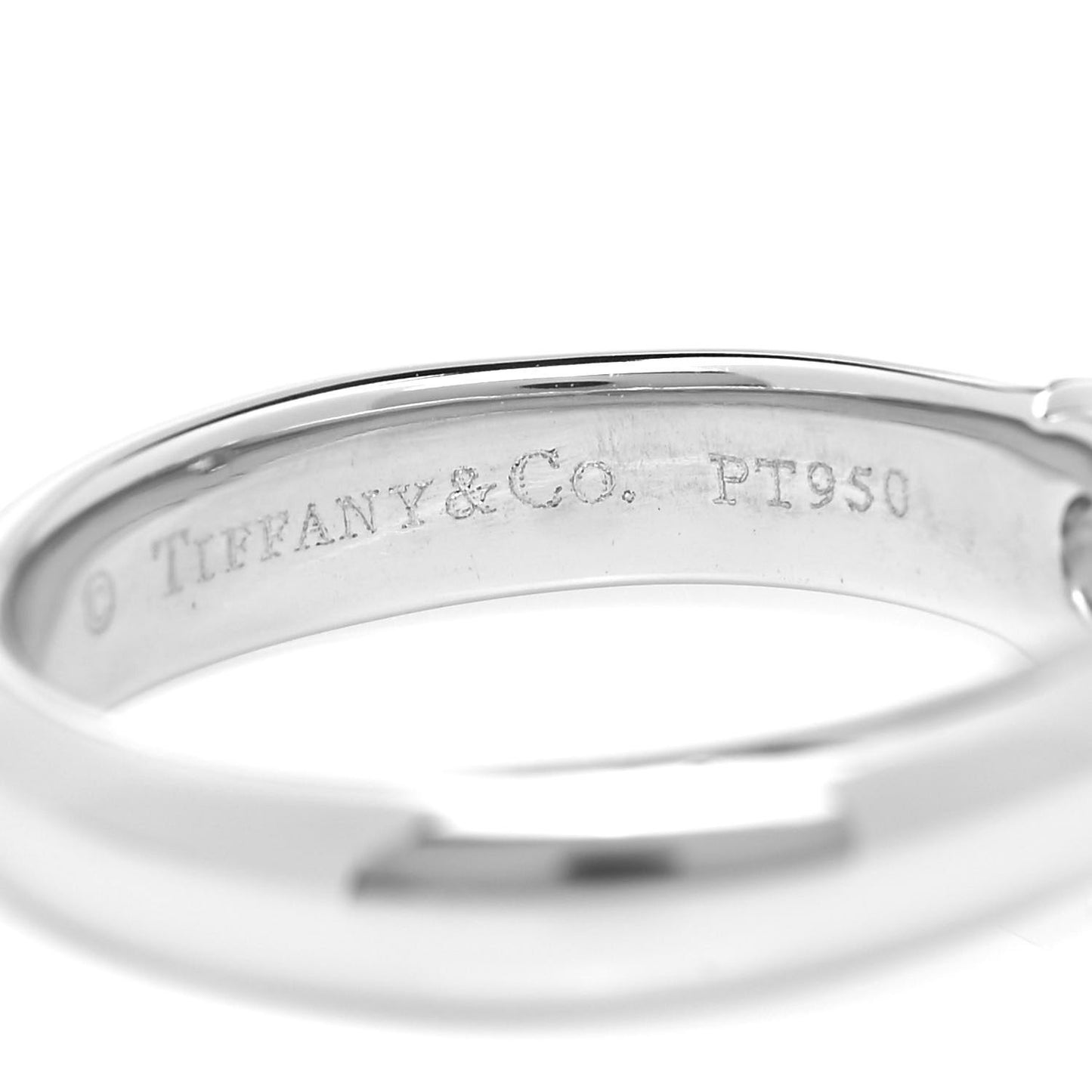 Platinum Diamond .21ct Etoile Solitaire Engagement Ring 50 5.25