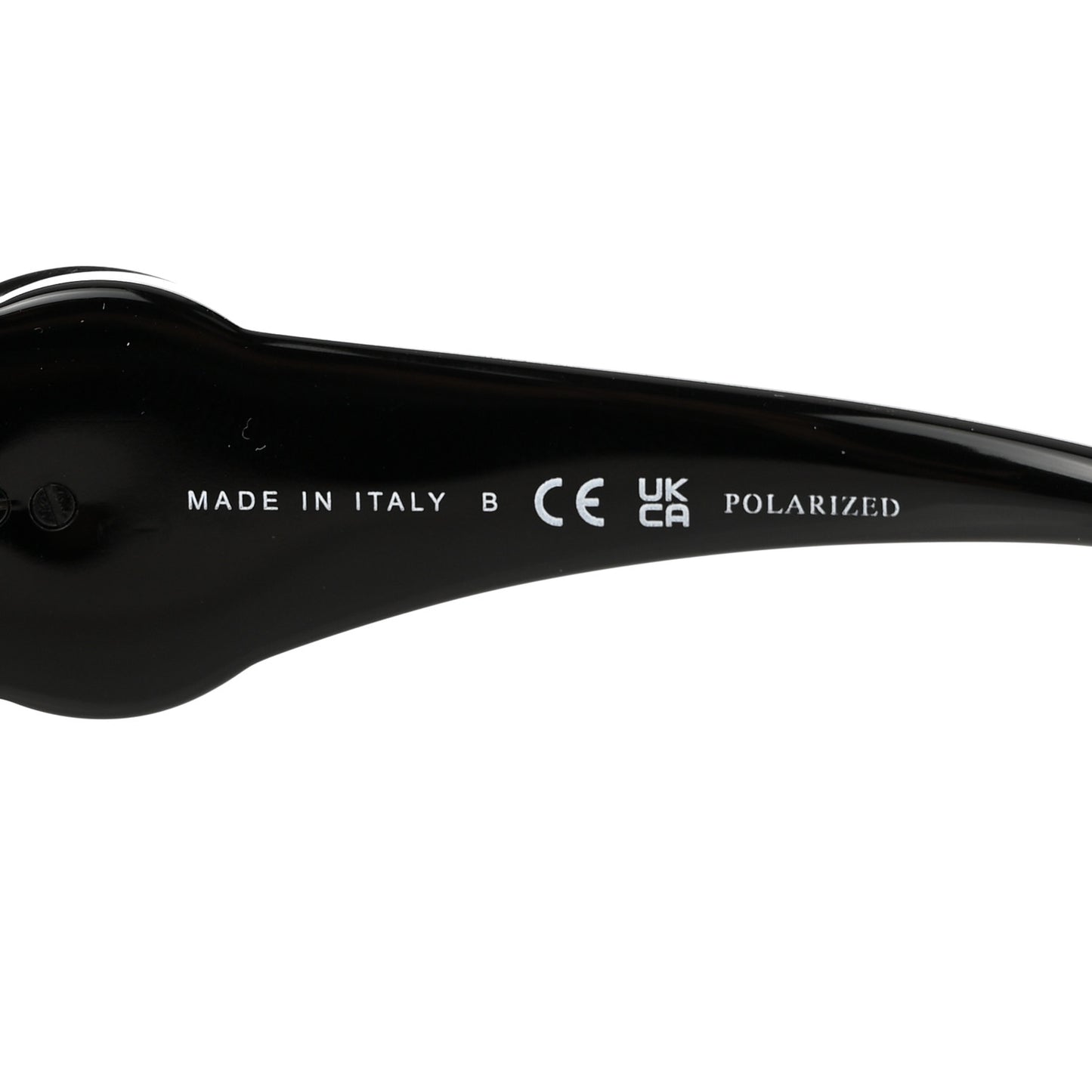 Acetate Calfskin Square Sunglasses 5474-Q-A Black