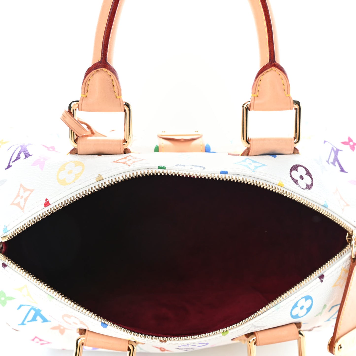 Monogram Multicolor Speedy 30 White