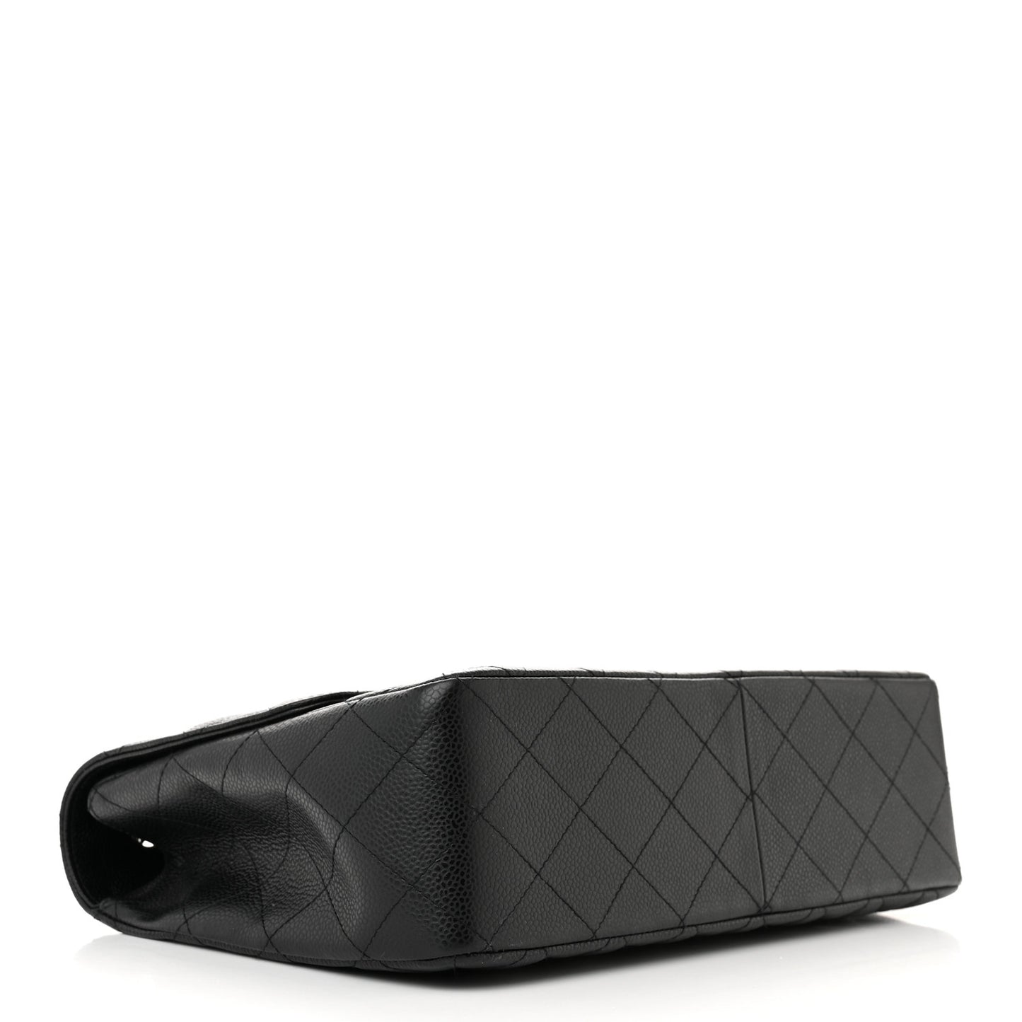 Caviar Quilted Jumbo Single Flap Black