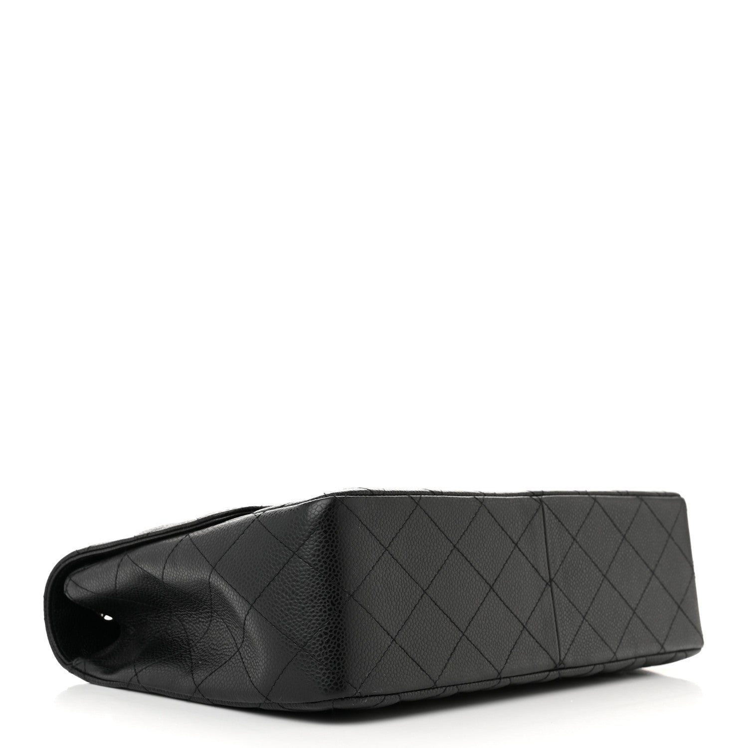 Chanel Caviar Quilted Jumbo Single Flap Black 4 of 12