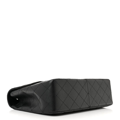 Chanel Caviar Quilted Jumbo Single Flap Black 4 of 12