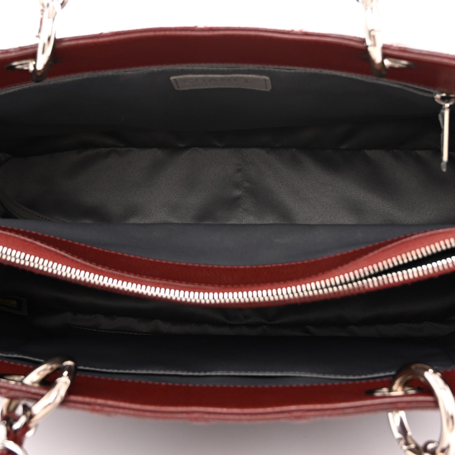 Chanel Caviar Quilted Grand Shopping Tote GST Burgundy 5 of 11