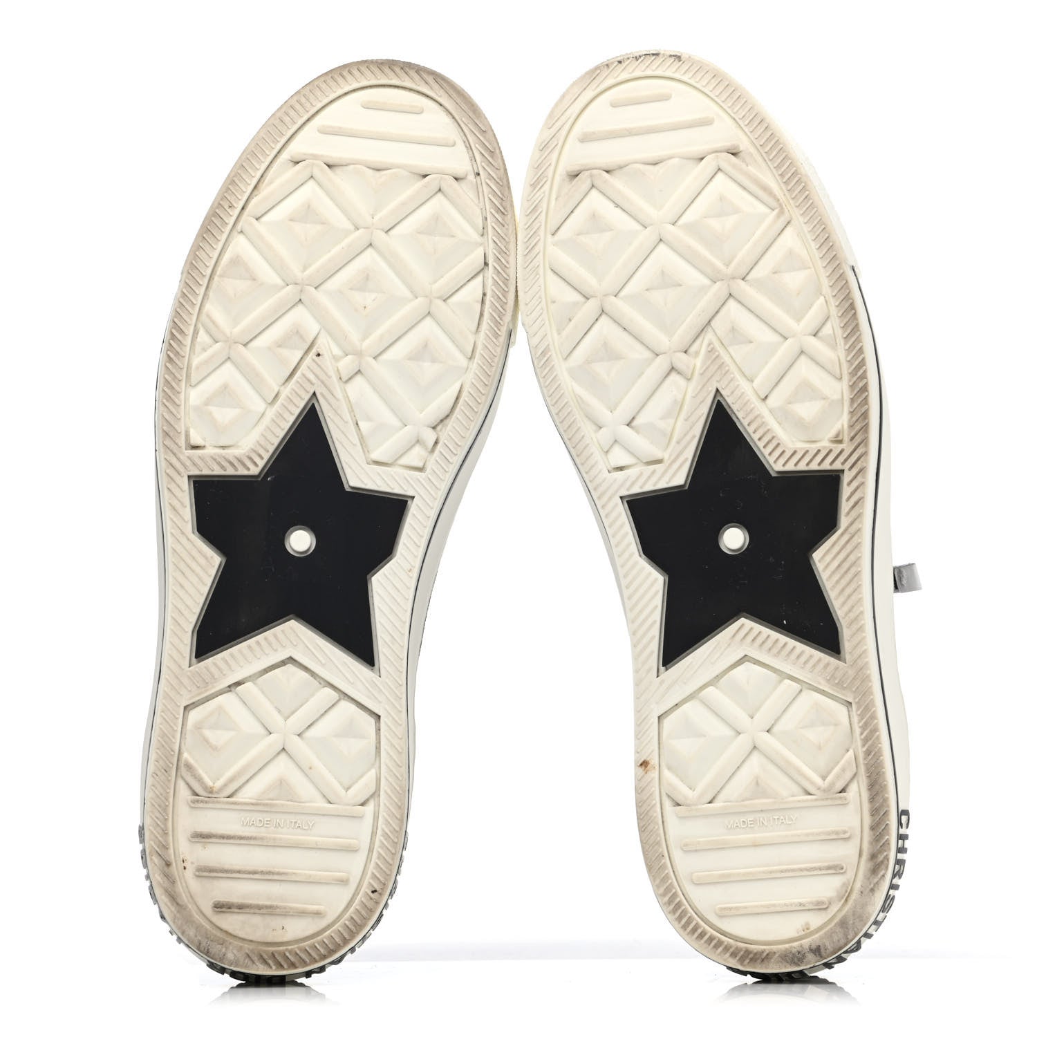 Christian Dior Technical Knit Calfskin Womens Walk'N'Dior High Top Sneakers 38.5 Black 4 of 4