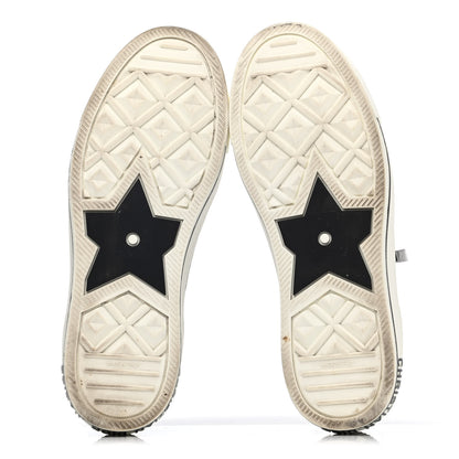 Christian Dior Technical Knit Calfskin Womens Walk'N'Dior High Top Sneakers 38.5 Black 4 of 4