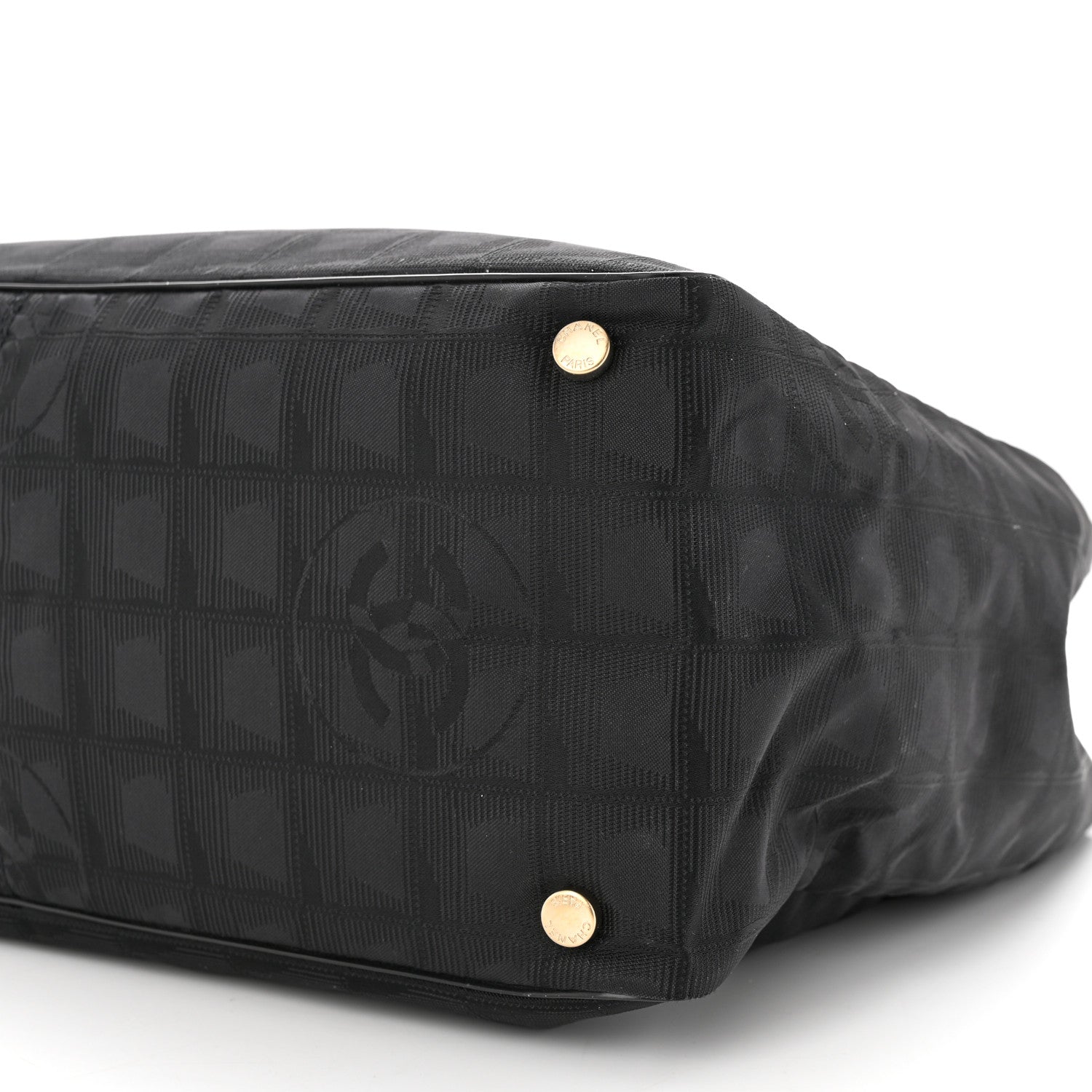 Chanel Nylon Large Travel Tote Black 10 of 10