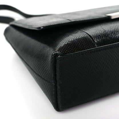 Saint Laurent Snakeskin Le 90 Shoulder Bag Black 8 of 9