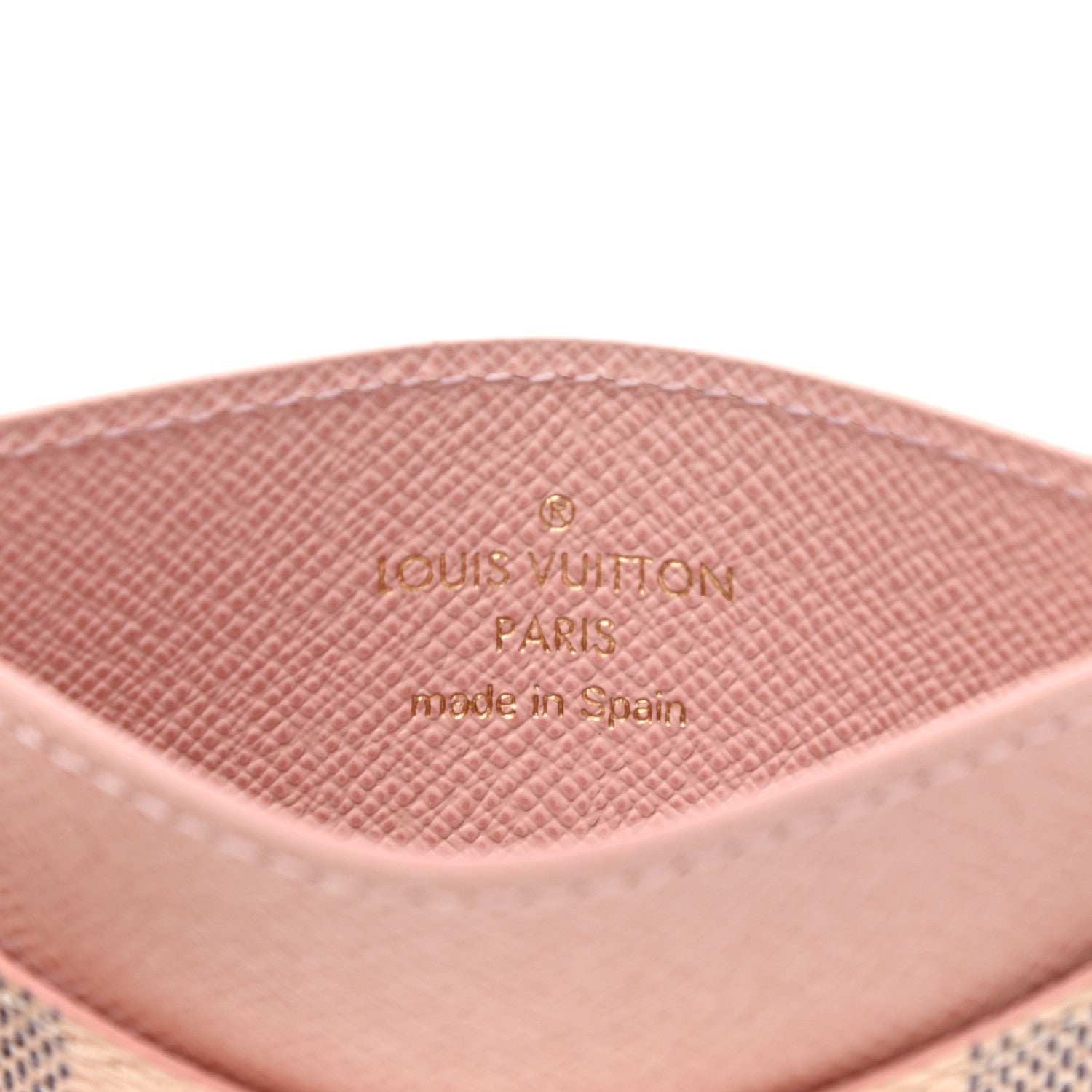 Louis Vuitton Damier Azur Daily Card Holder Rose Ballerine 6 of 6