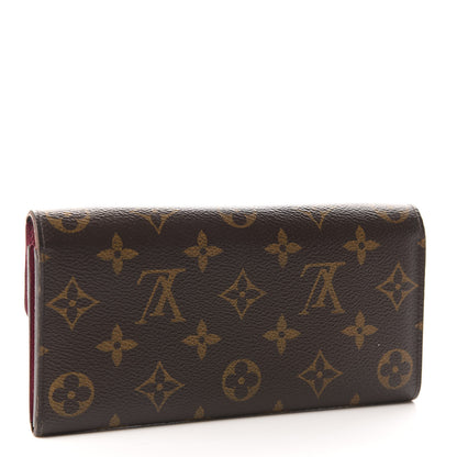 Louis Vuitton Monogram Emilie Wallet Fuchsia 3 of 6