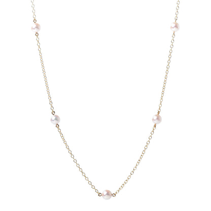 Tiffany 18K Yellow Gold 5-5.5mm Elsa Peretti Pearls By The Yard Necklace 1 of 5