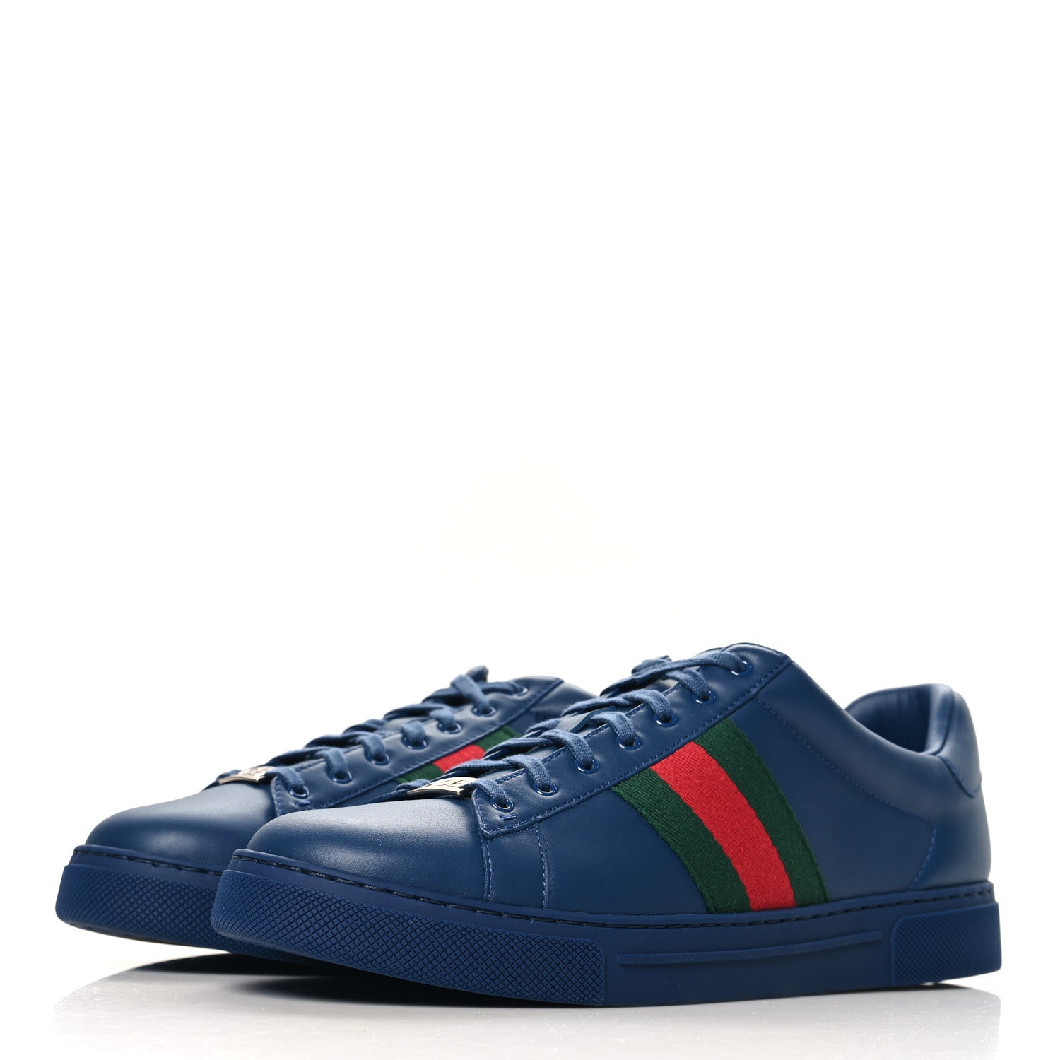Gucci Ultralight Plume Calfskin Web Mens New Ace Sneakers 9 Royale 4 of 10