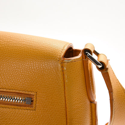Celine Grained Calfskin Trotteur Messenger Saffron 16 of 24