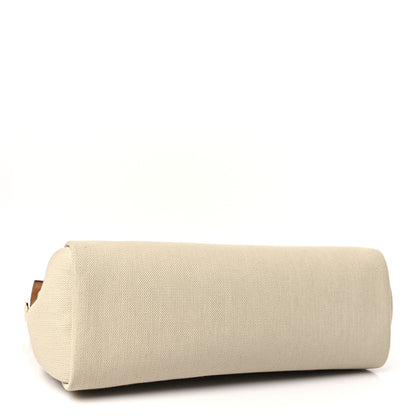 Hermes Military Toile Vache Hunter Herbag Zip Retourne 31 PM Beton Naturel 5 of 10