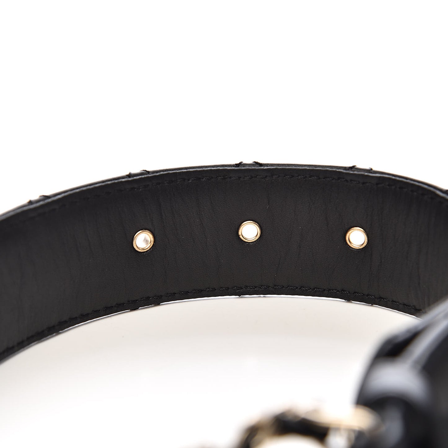 Lambskin Quilted CC Chain Belt 75 30 Black