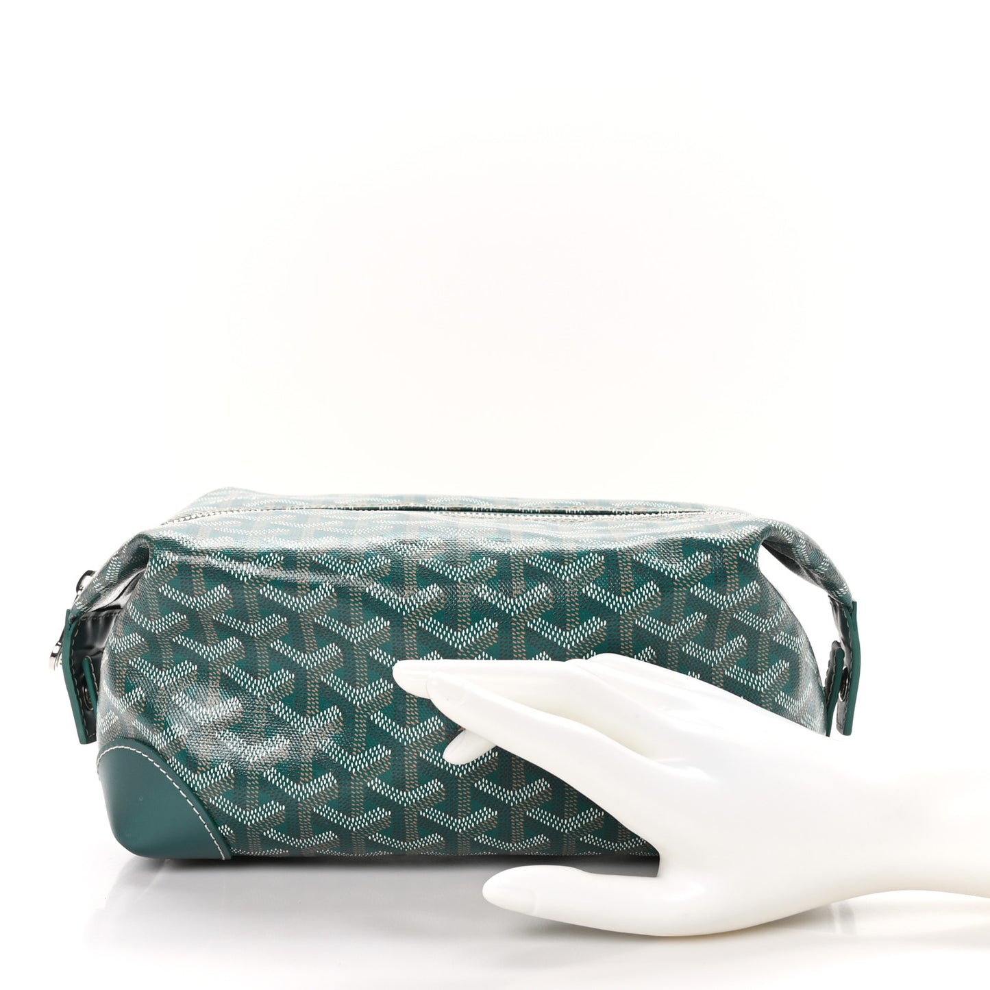 Goyardine Boeing 25 Trousse de Toilette Green
