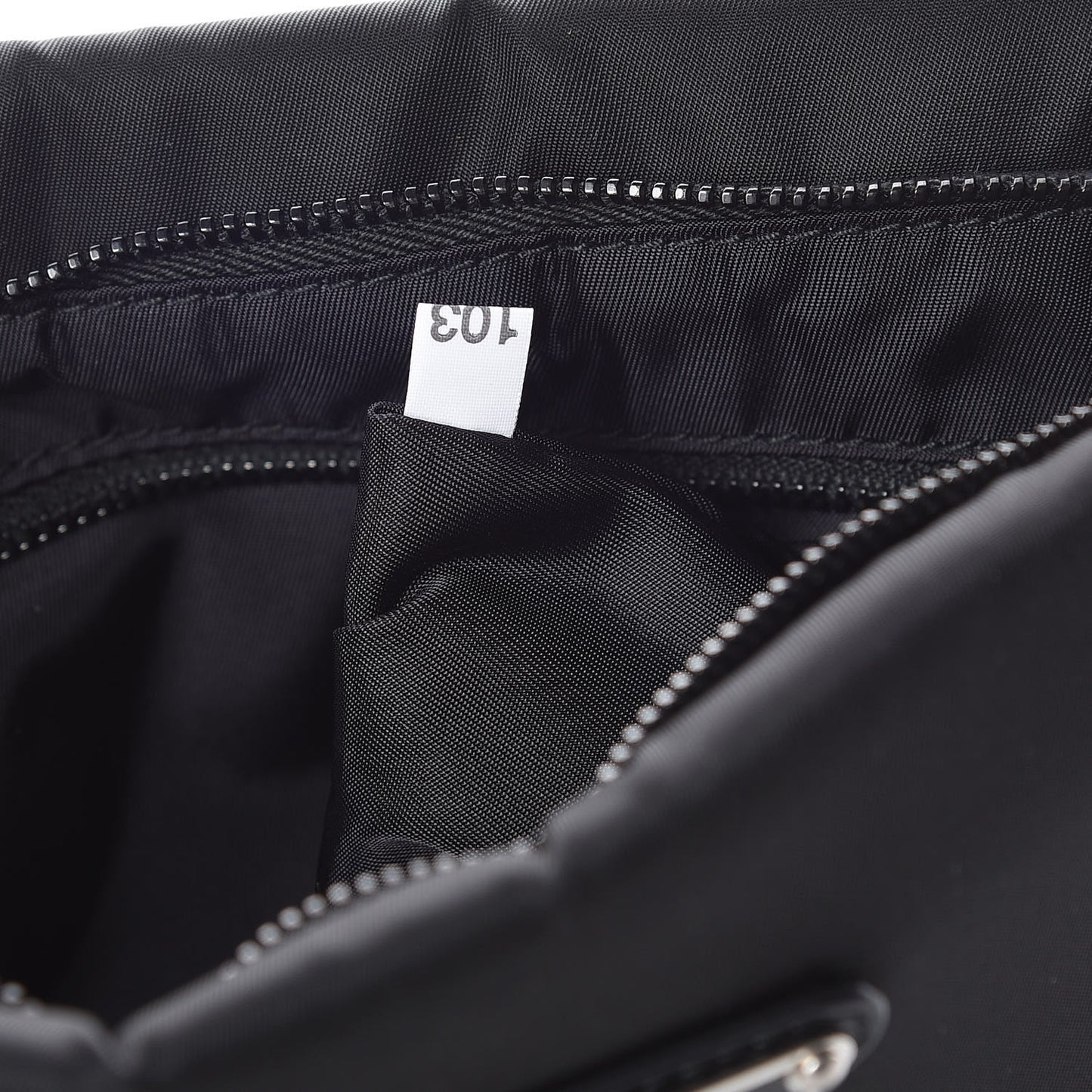 Tessuto Nylon Crossbody Bag Black