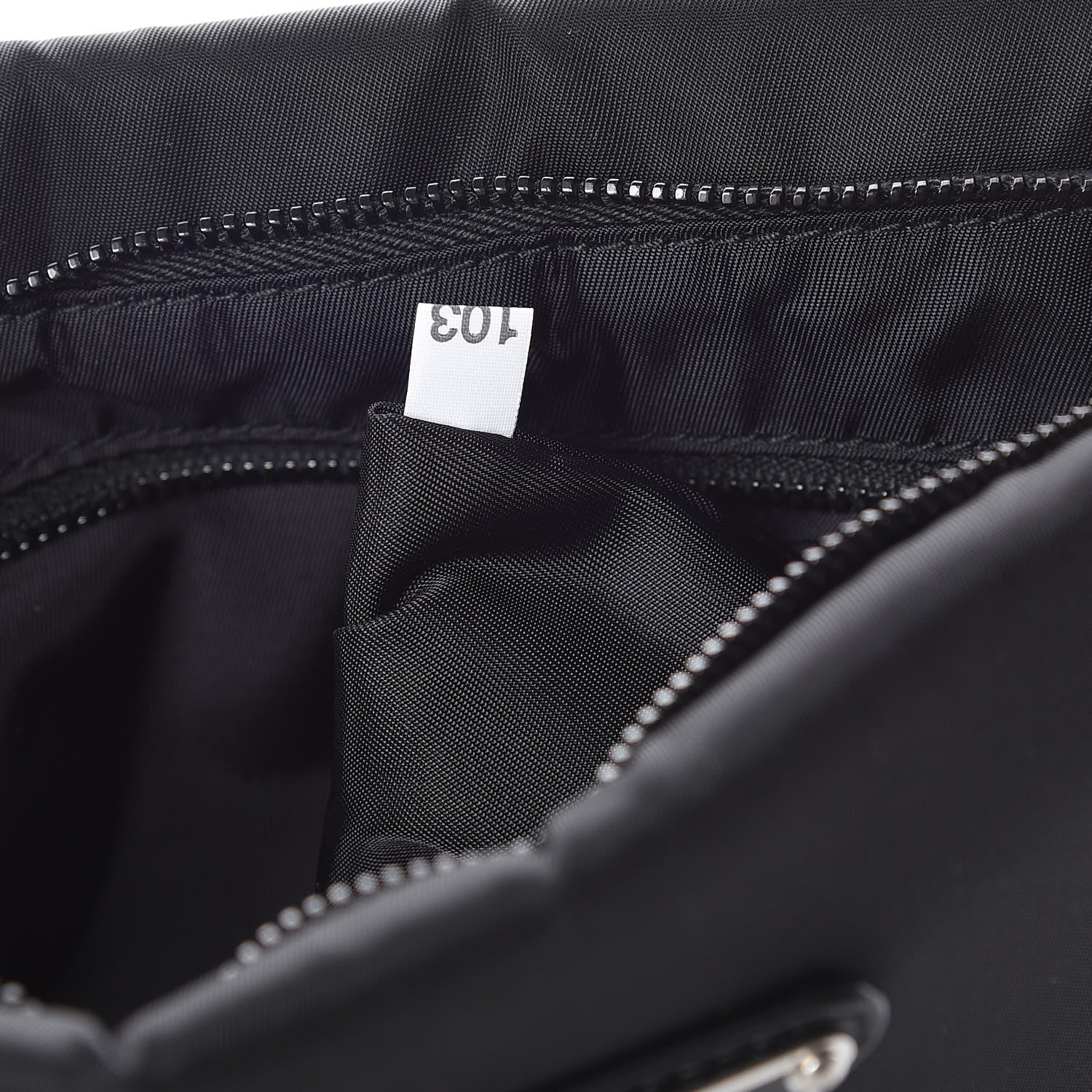 Prada Tessuto Nylon Crossbody Bag Black 9 of 9