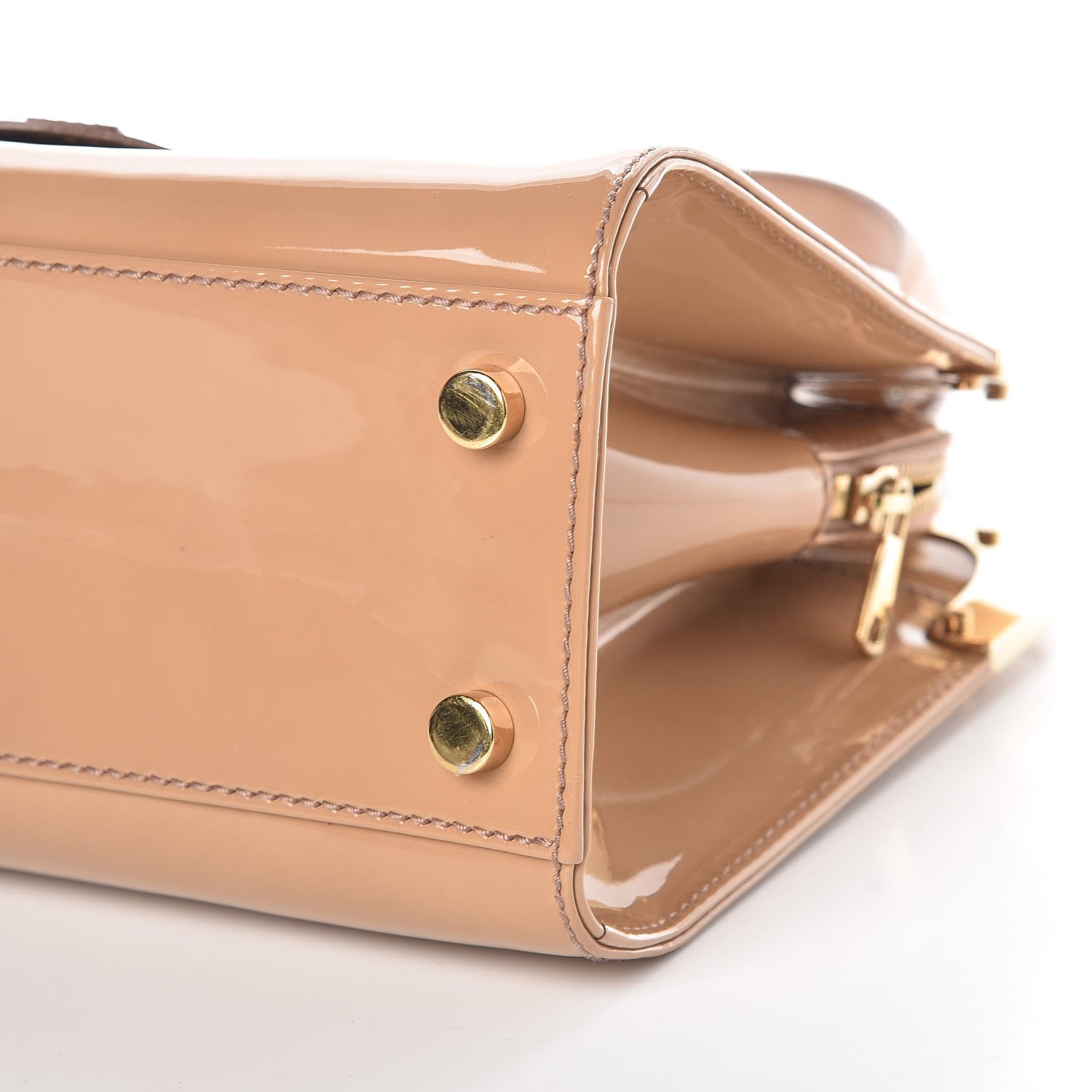 Saint Laurent Patent Small Uptown Beige 10 of 10