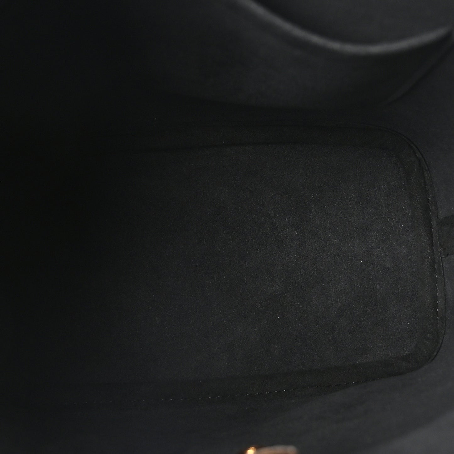 Calfskin Lock and Walk Bucket Black