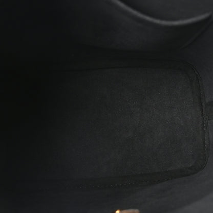 Louis Vuitton Calfskin Lock and Walk Bucket Black 4 of 9